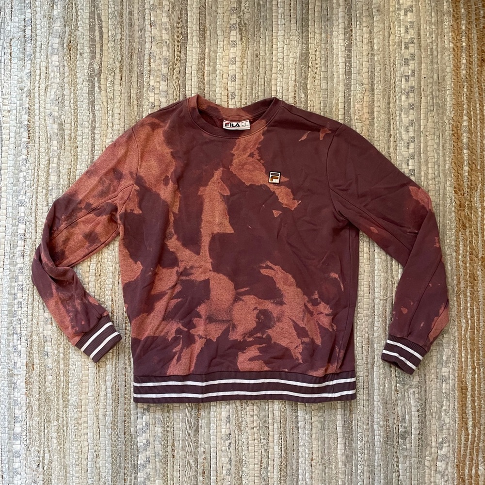 Vintage Fila Tie Dye Crewneck Sweatshirt